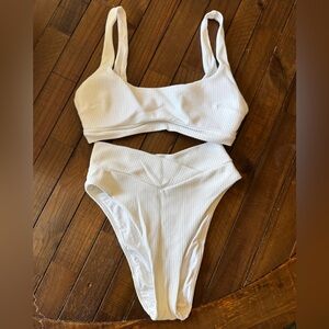 Aerie White Bikini Set